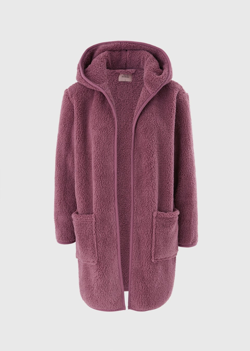 Plum Fleece Cardigan