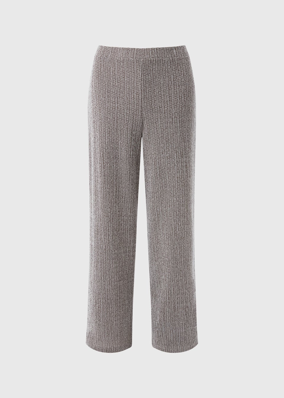 Black Textured Mono Co Ord Trousers