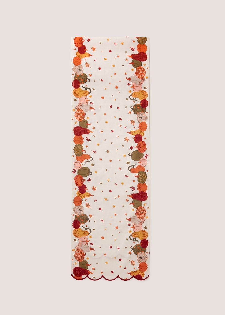 Orange Pumpkin Table Runner