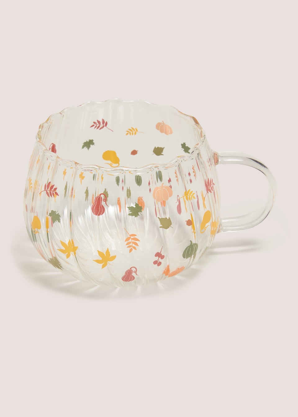 Glass Hello Autumn Decal Mug