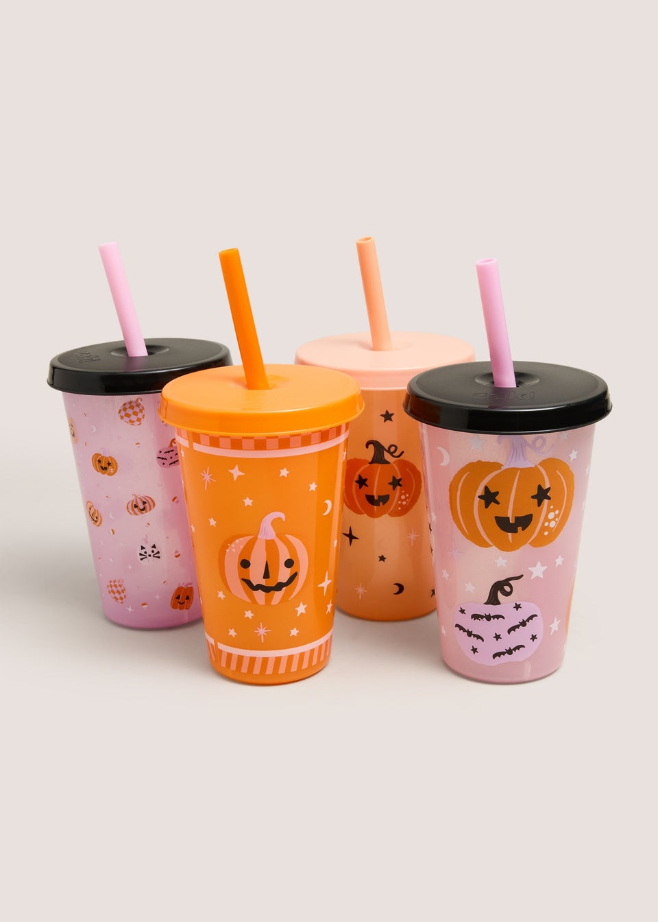 4 Pack Halloween Colour Changing Cups