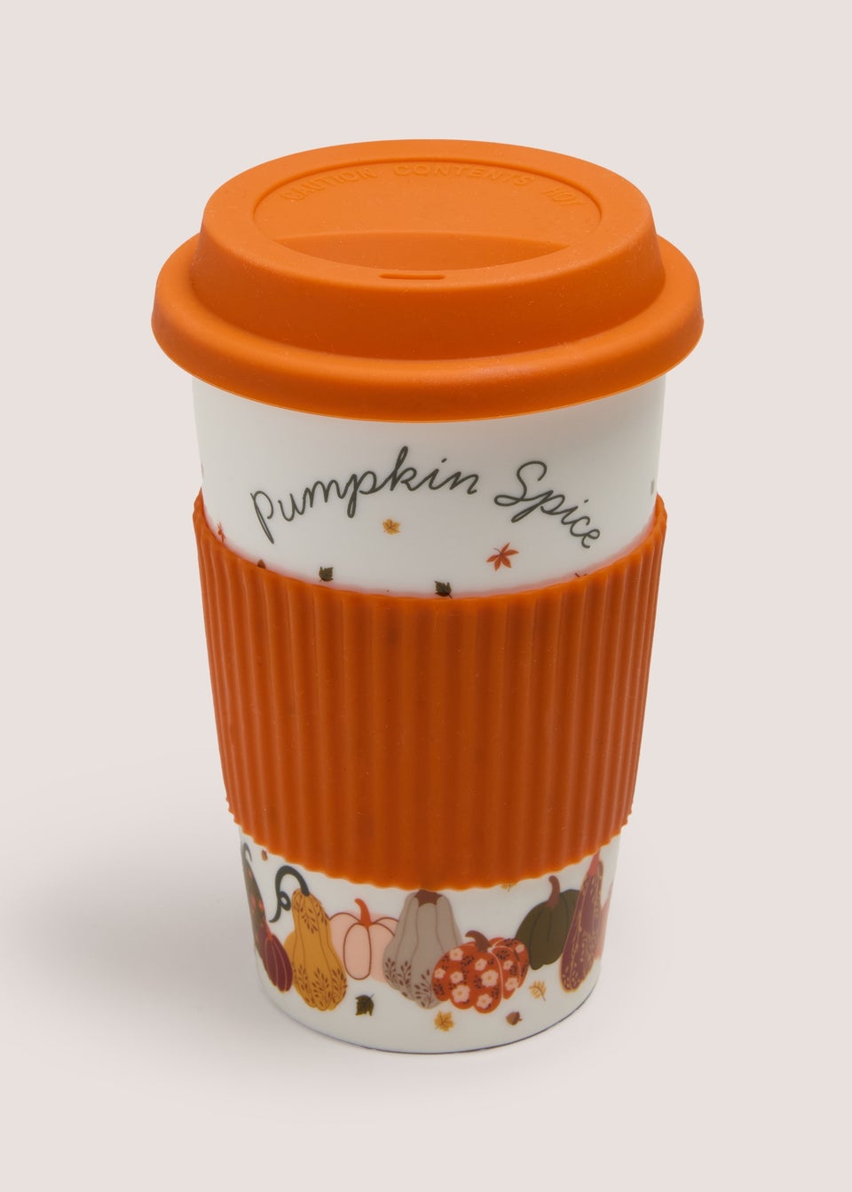 Orange Pumpkin Spice Travel Mug
