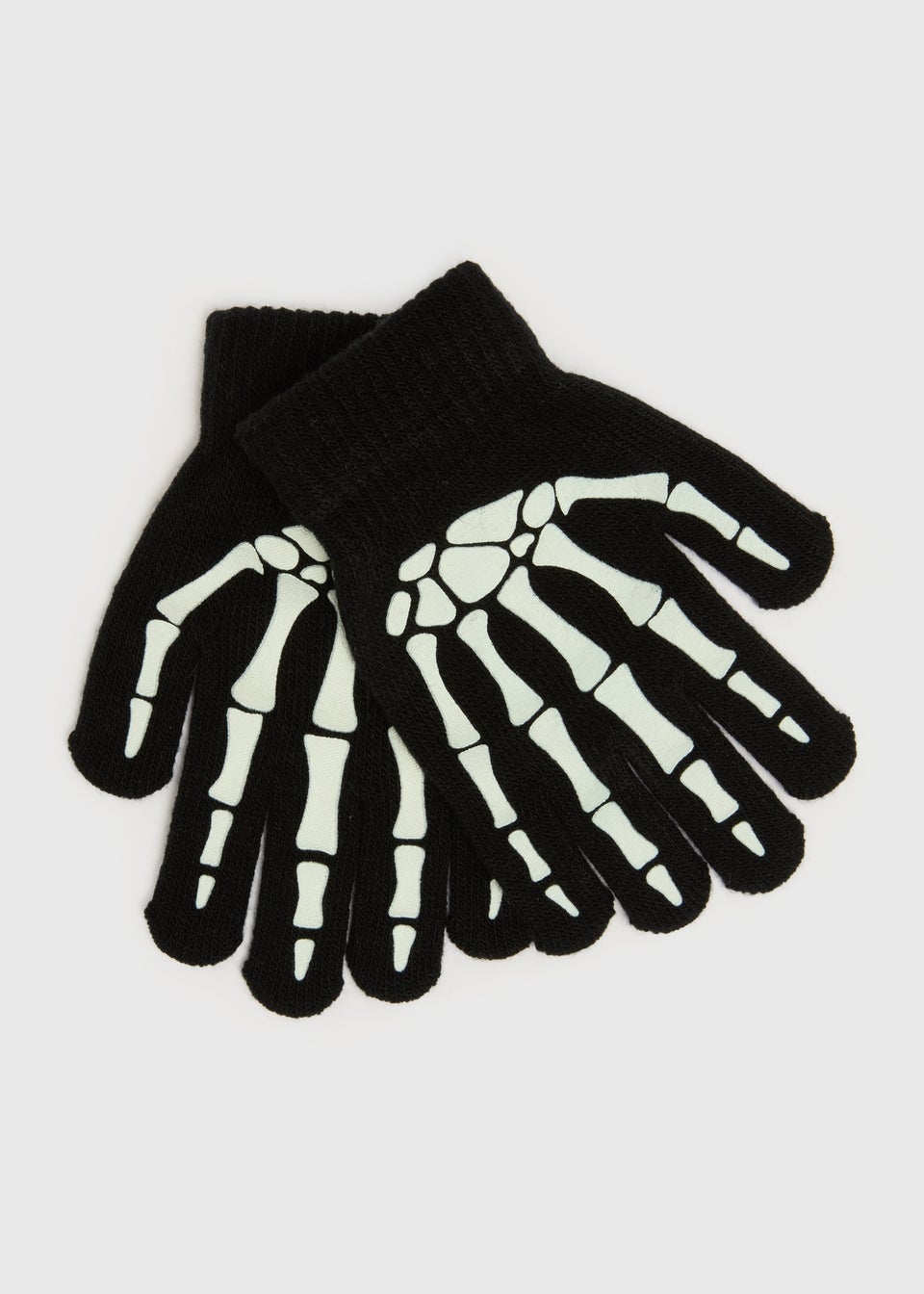 Kids Black Jack Skellington Gloves