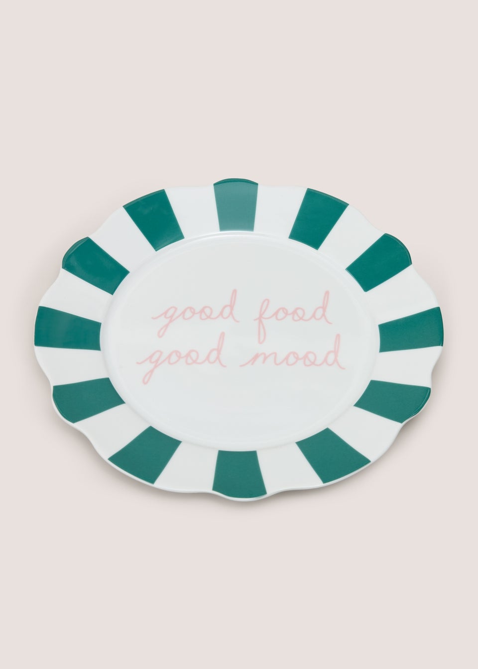 Green Good Vibes Dinner Plate