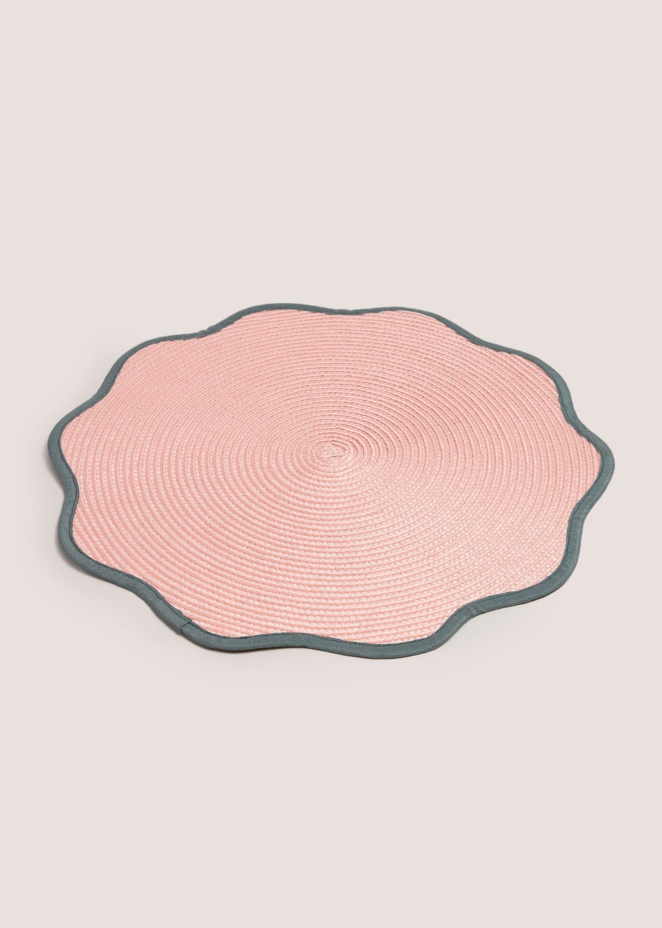 Pink Scallop Edge Placemats