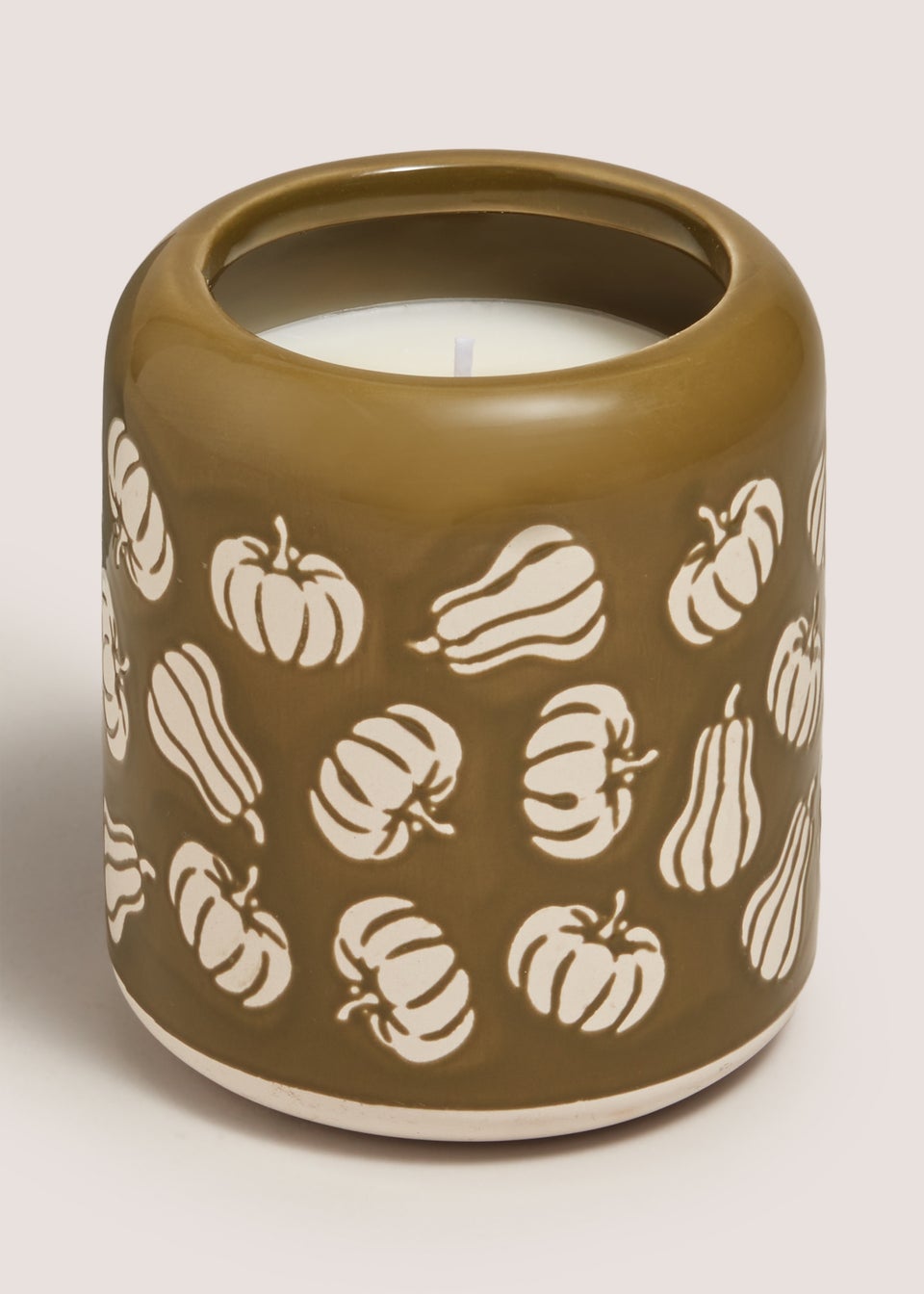 Green Pumpkin Candle