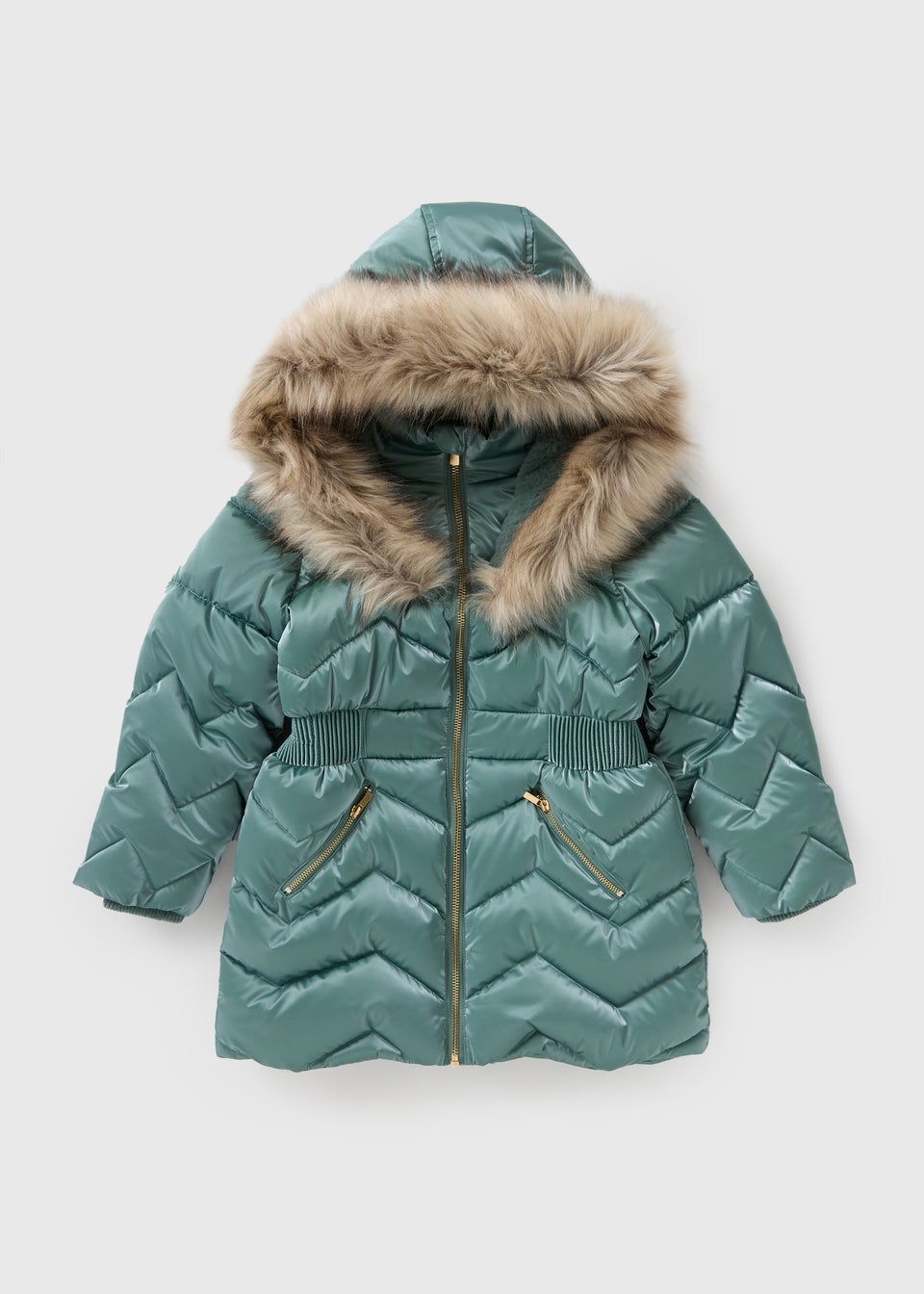 Girls Teal Padded Coat (7-15yrs)