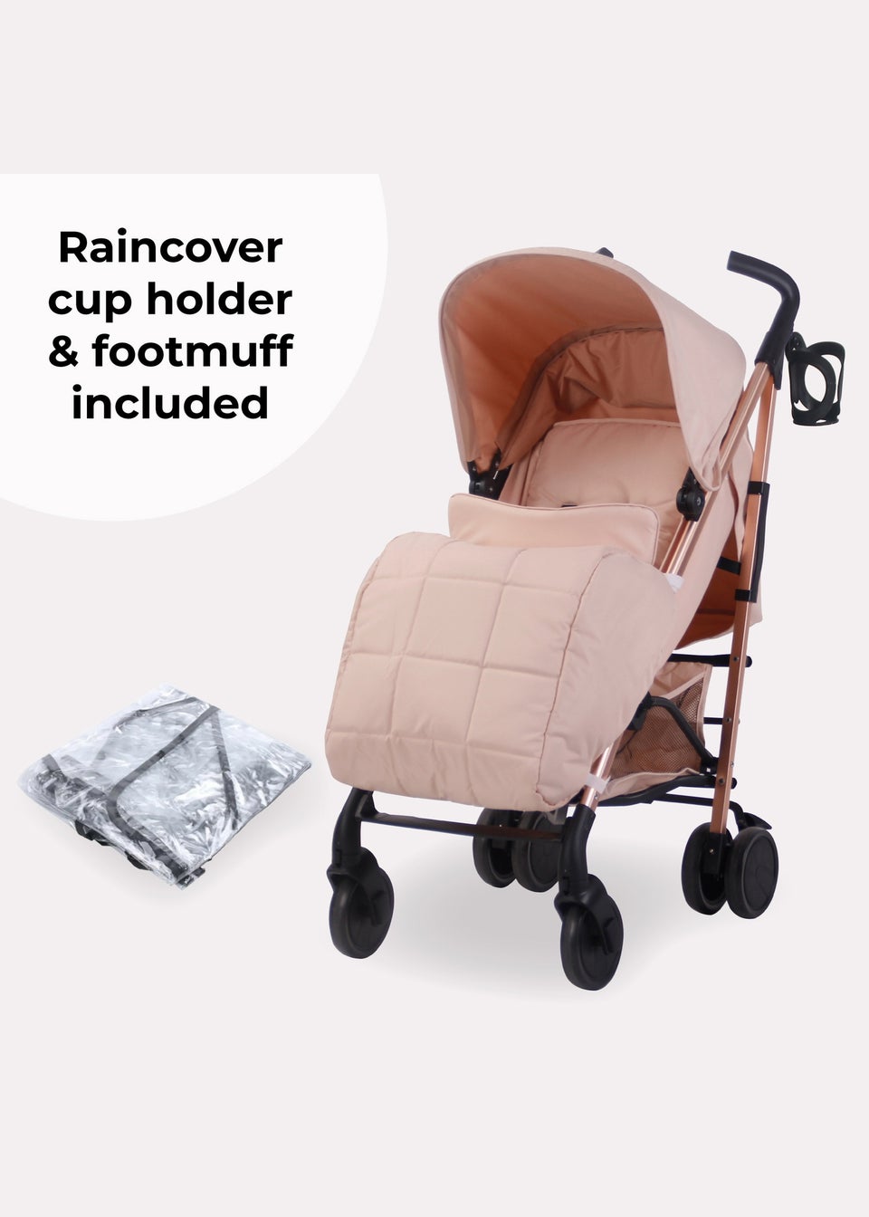 My Babiie Rose Gold & Blush Billie Faiers Stroller