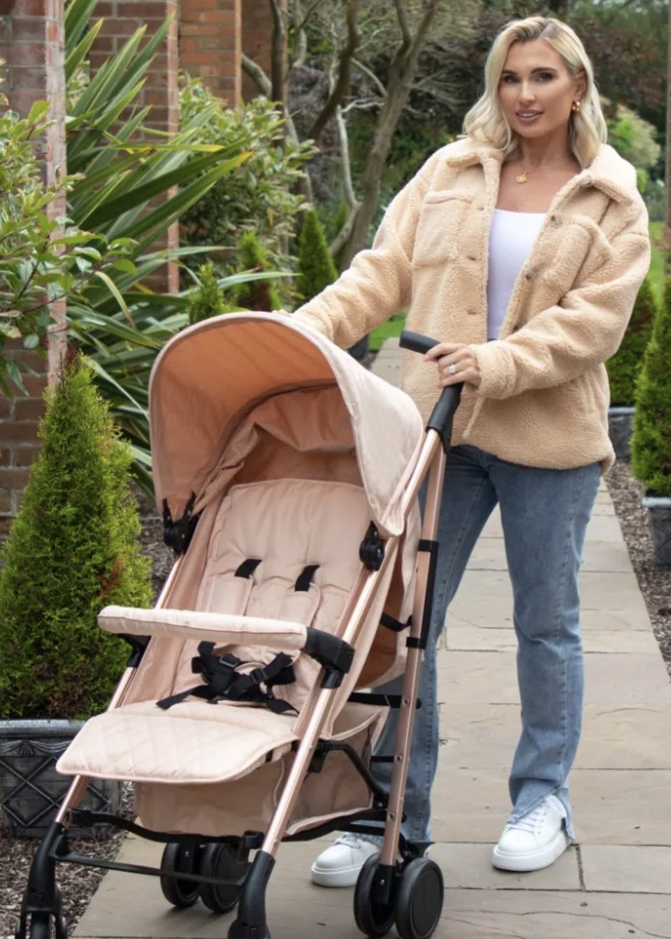 My Babiie Rose Gold & Blush Billie Faiers Stroller