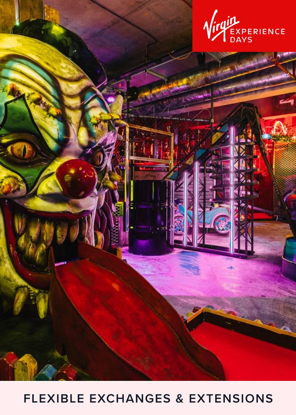 Virgin Experience Days 9 Holes of Crazy Golf for Two at Junkyard Golf Club, Camden