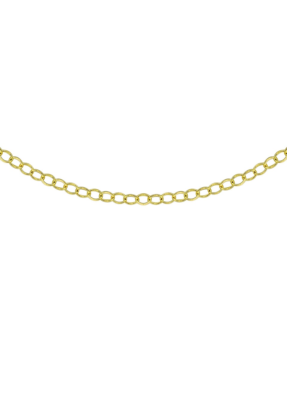 Golden Moments 9ct Yellow Gold 2.4mm 34 Trace Chain