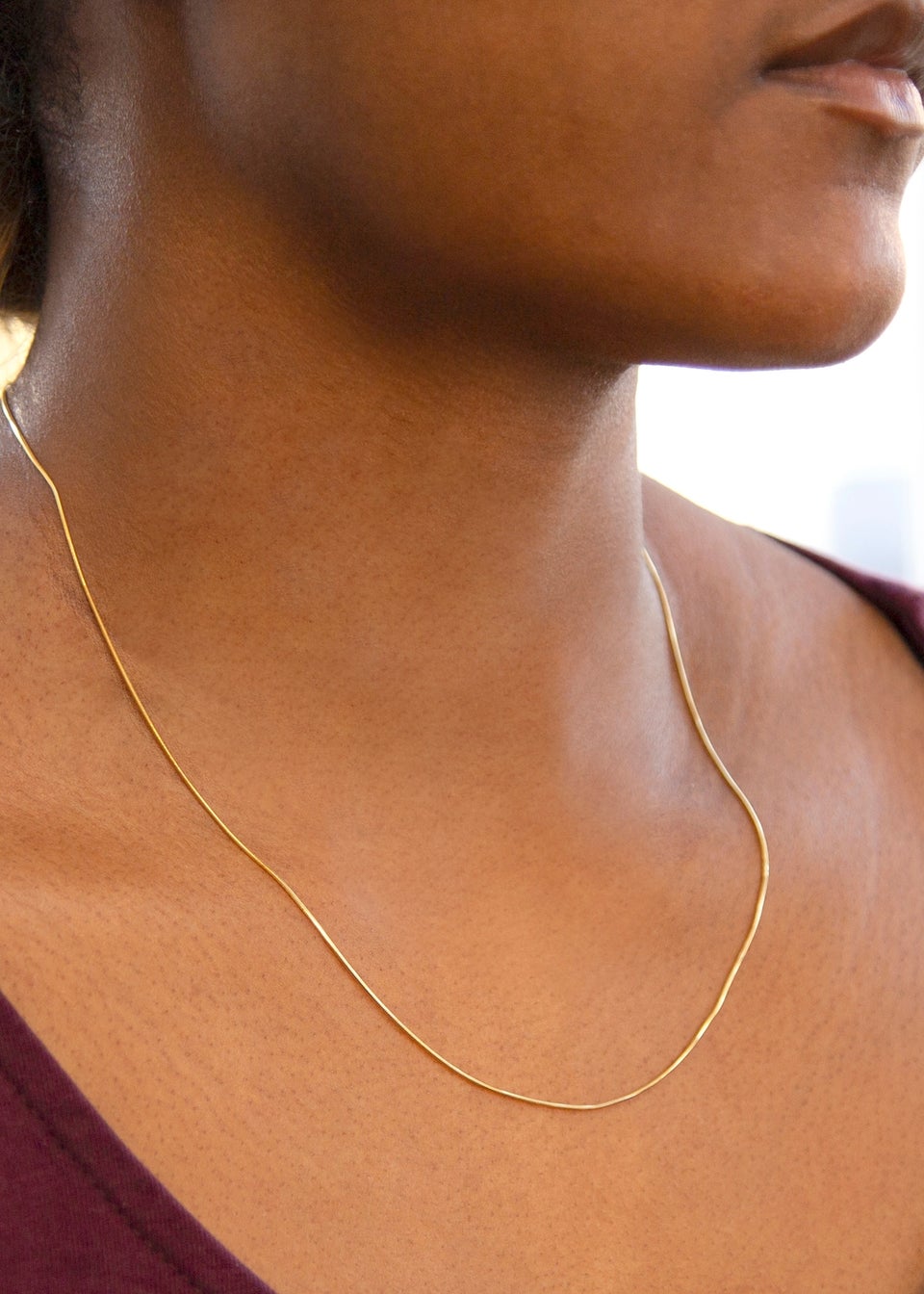 Golden Moments 9ct Yellow Gold Mini Round Snake Chain