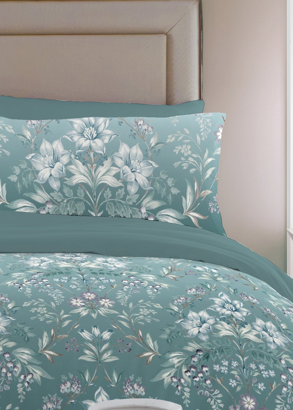 Appletree Promo Elwood Velvet Blue Duvet Cover Set