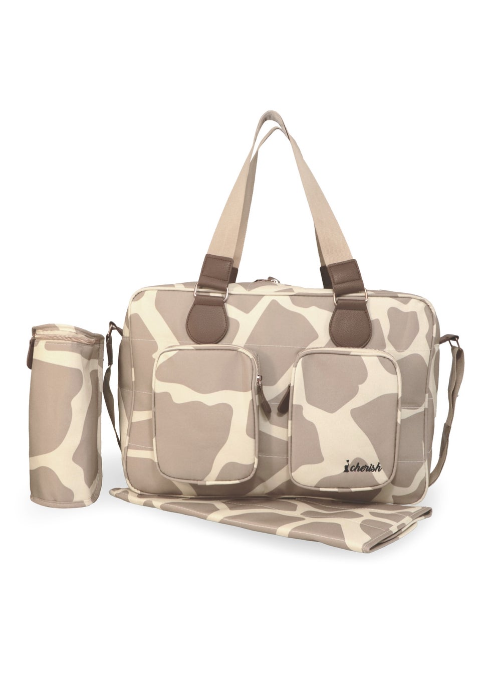 My Babiie Tan Deluxe Changing Bag