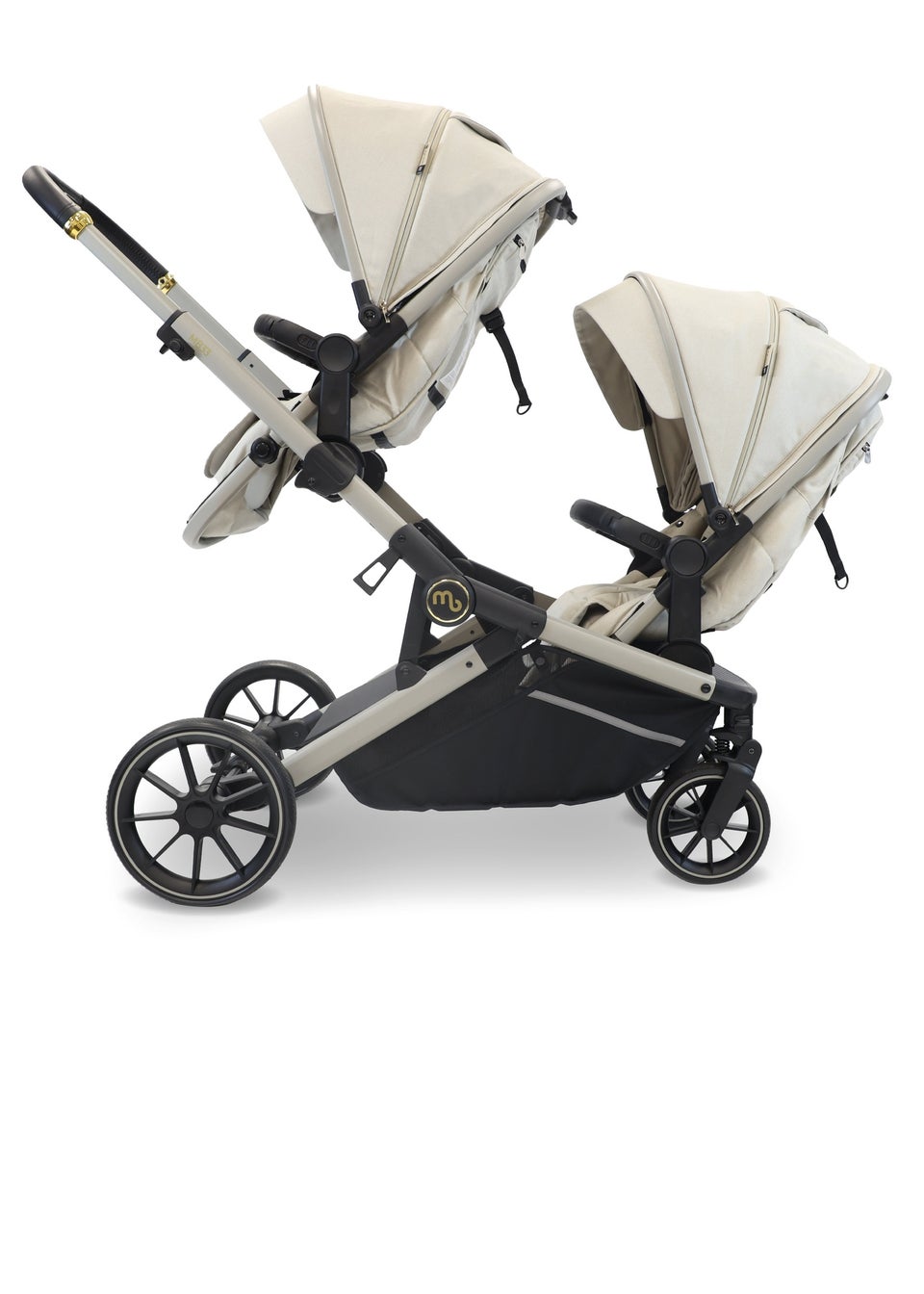 My Babiie Ivory Tandem Pushchair