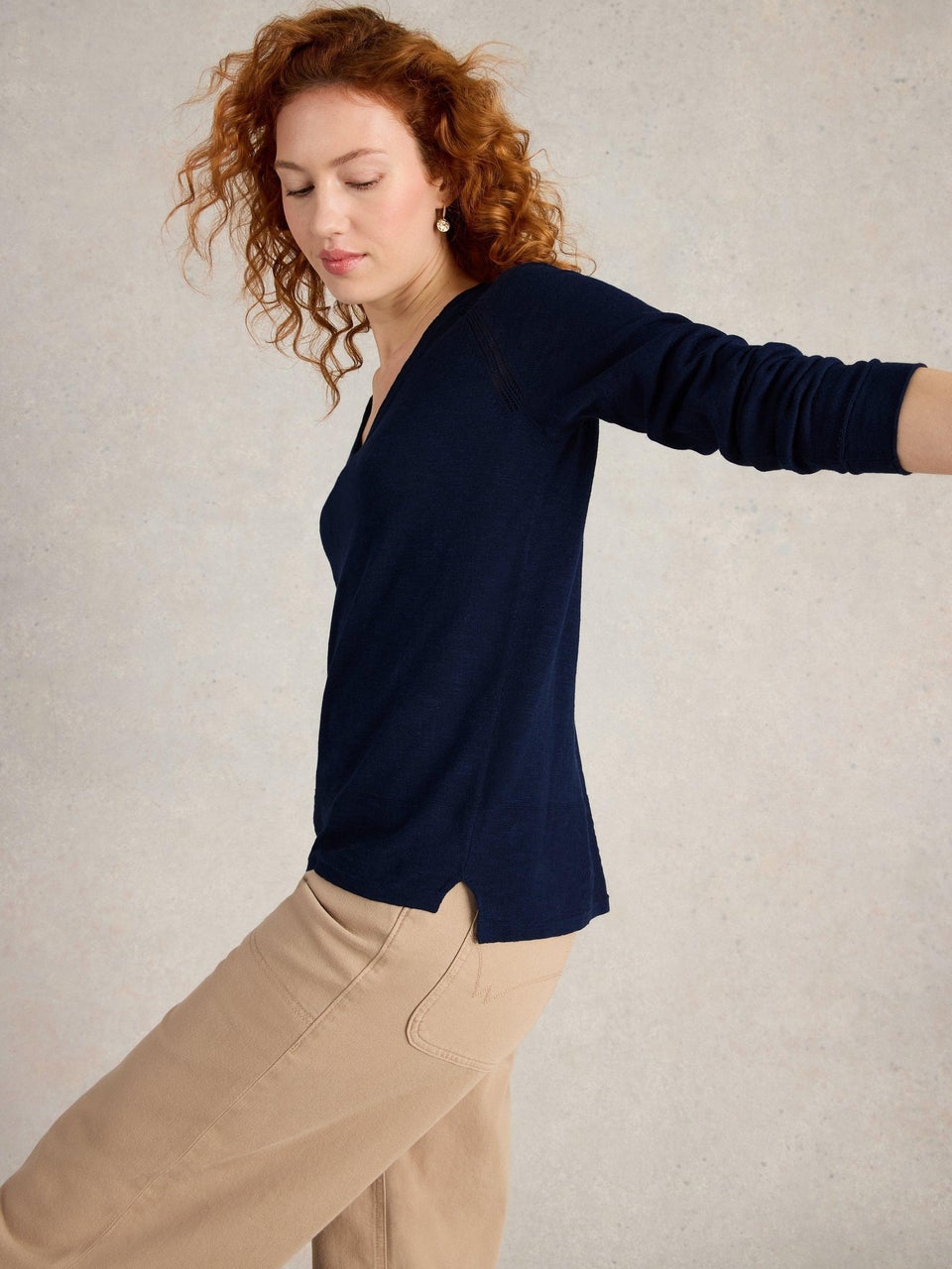 Pullover Naria aus Leinenmischung