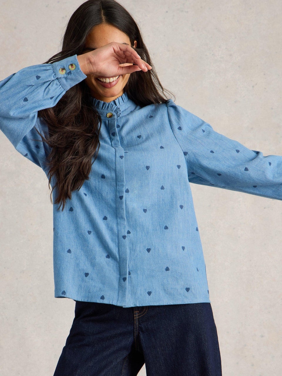 Bestickte Bluse Pauline