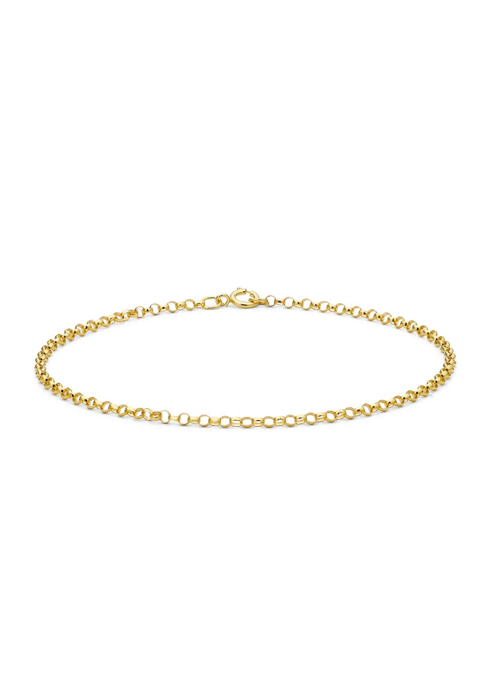 Golden Moments 9ct Yellow Gold Belcher Bracelet