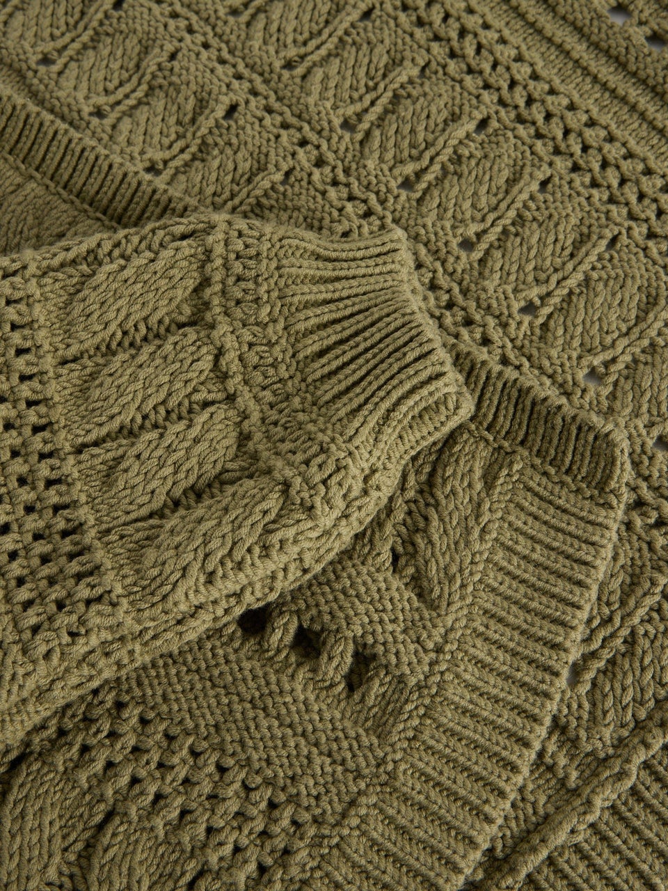 Casey Strickjacke mit Häkelmuster