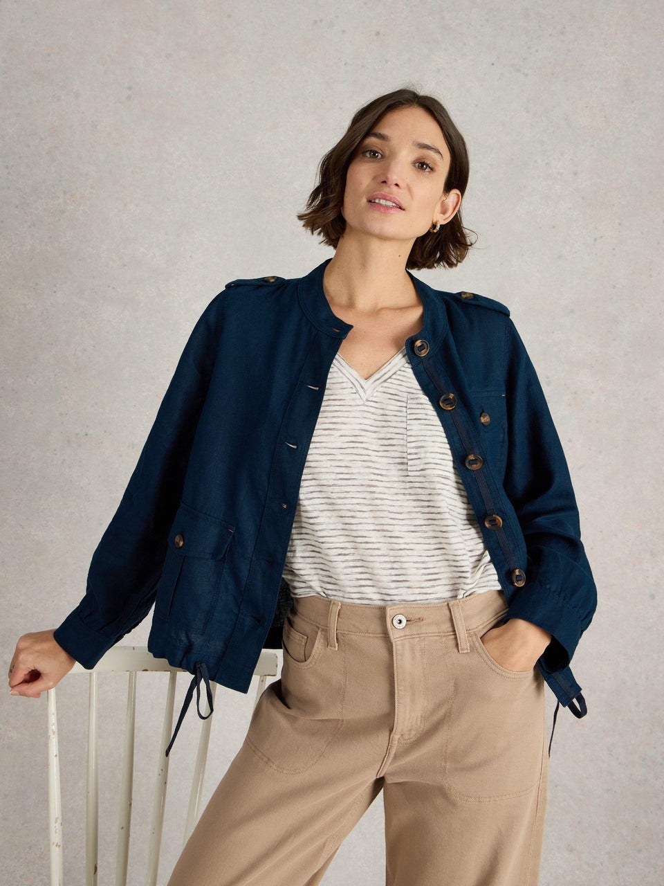 Leinenjacke Demi