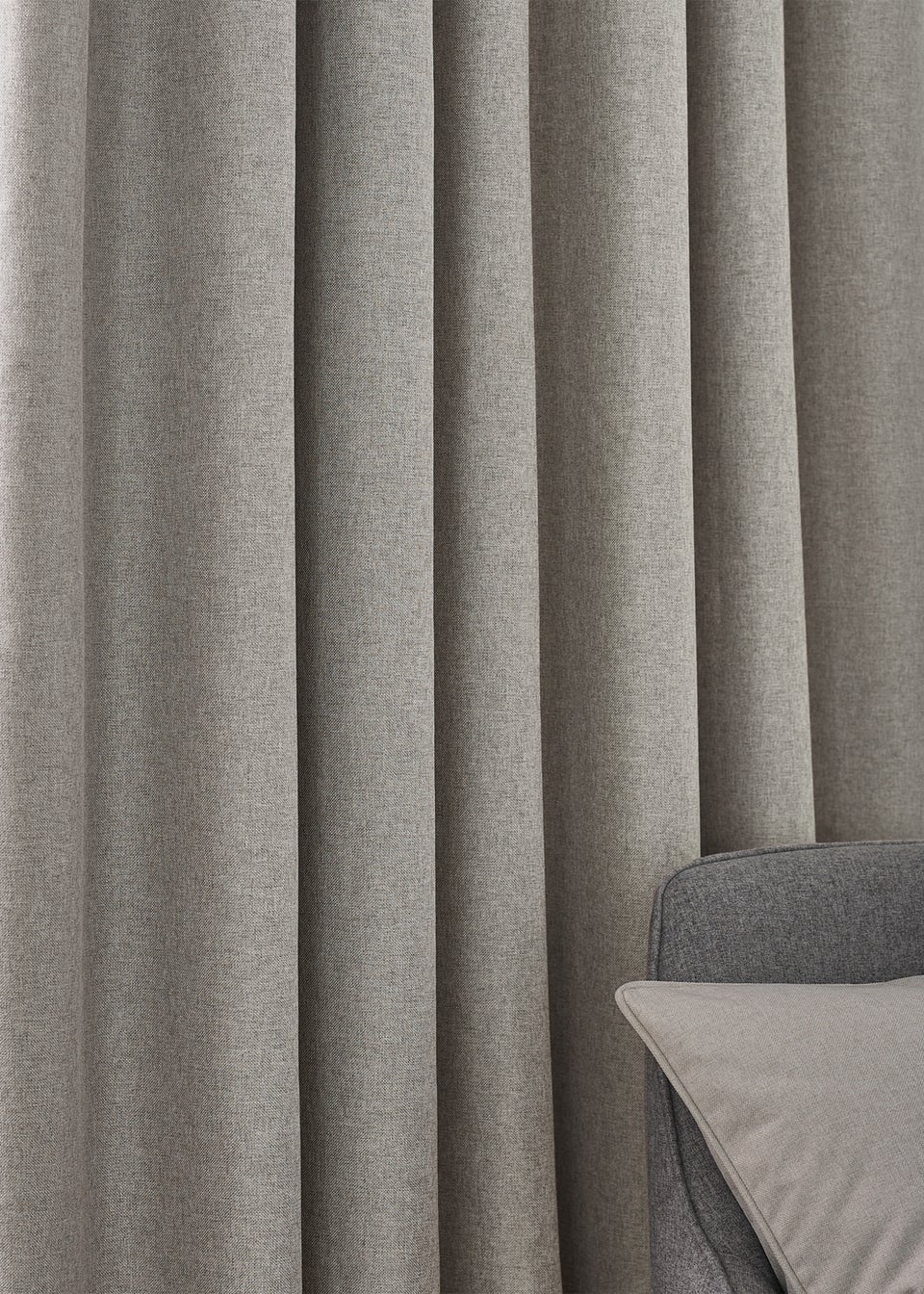 furn. Dawn 100% Blackout Thermal Pencil Pleat Curtains