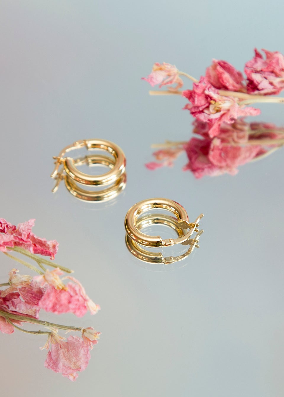 Golden Moments 9ct Yellow Gold Tube Polished Hoop Creole Earring
