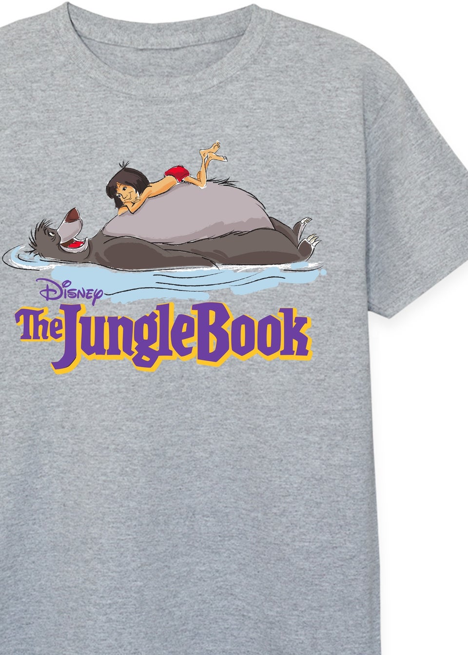 Disney Grey The Jungle Book Rock Kids Heather T-Shirt (3-13 Years)