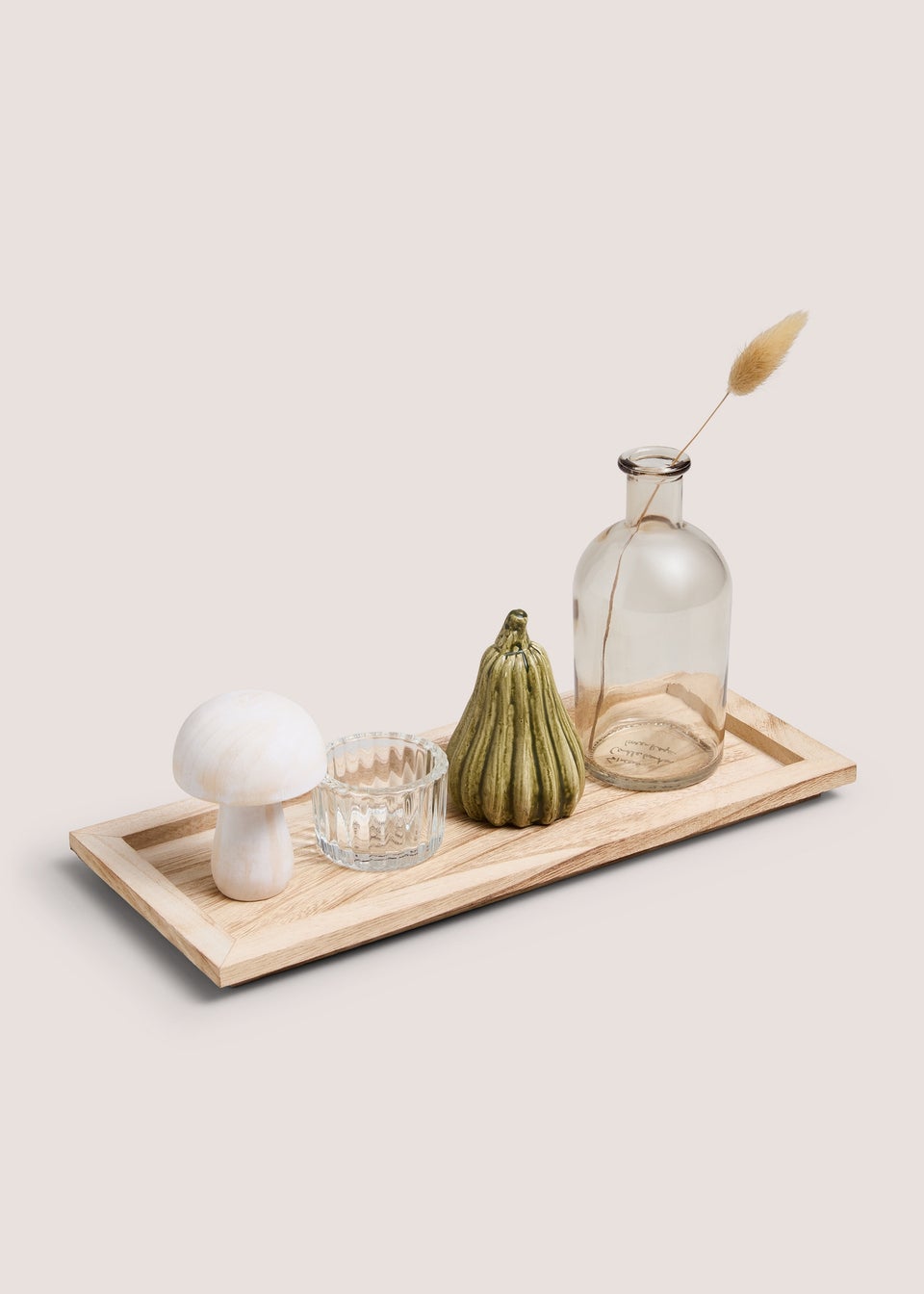 Green Pumpkin Candle Tray
