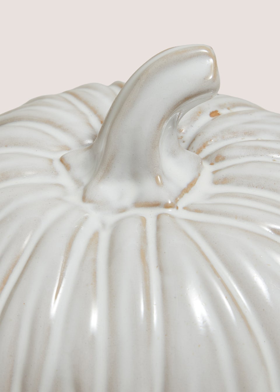Squat Stripe Pumpkin Ornament