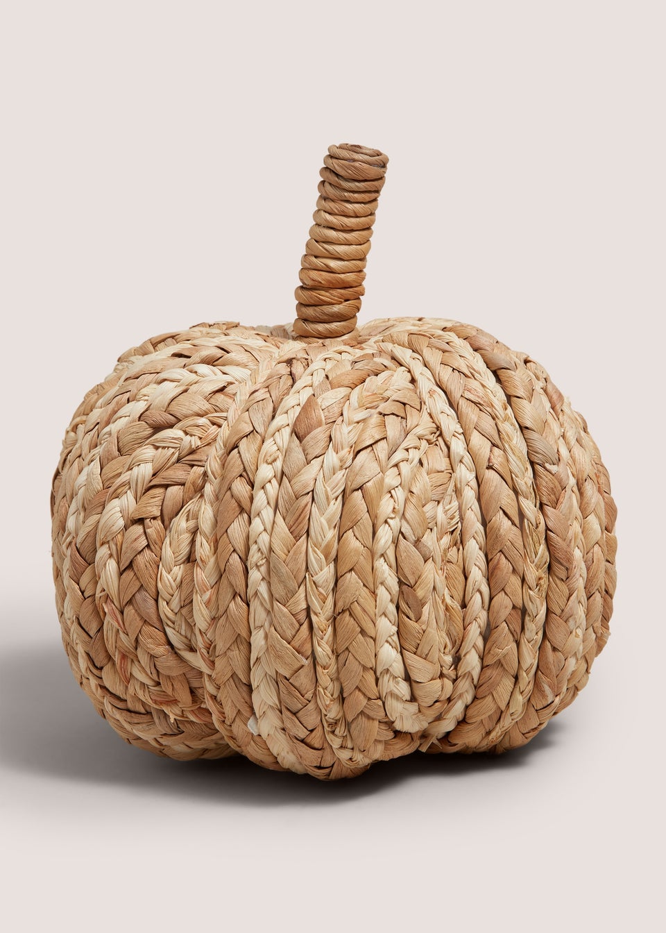 Natural Woven Pumpkin Ornament