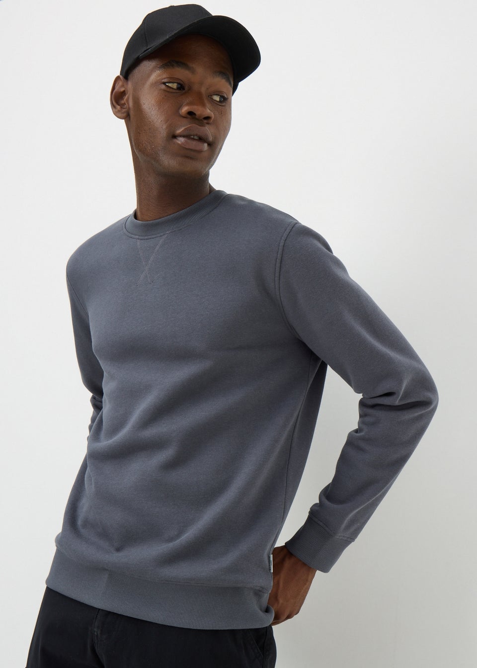 Charcoal Crew Neck Sweatshirt