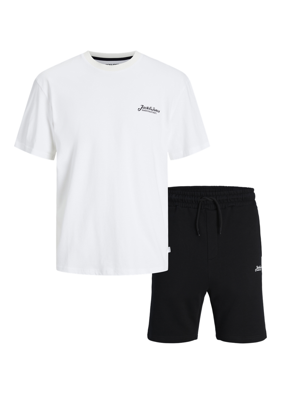 Jack & Jones Black T-Shirt & Short Set (8-16yrs)
