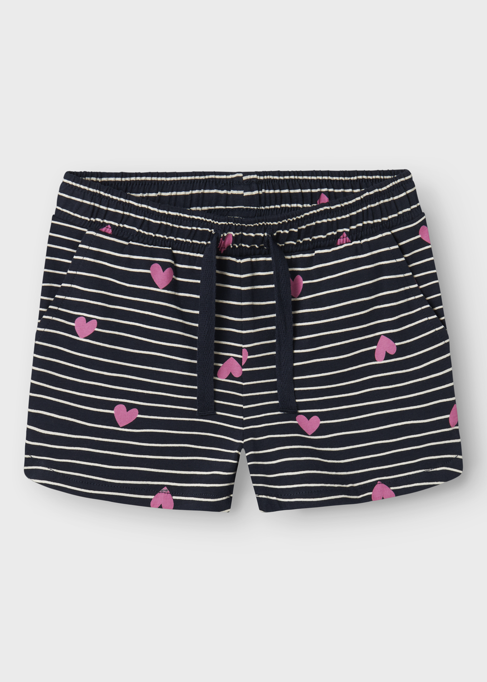 Name It Girls White Heart Top & Shorts Set (1.5-7yrs)