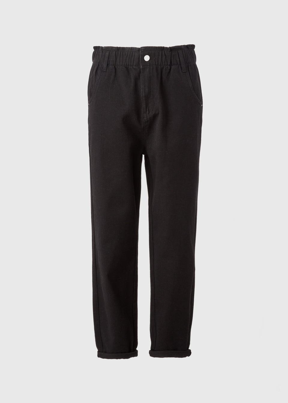 Black Paperbag Jeans
