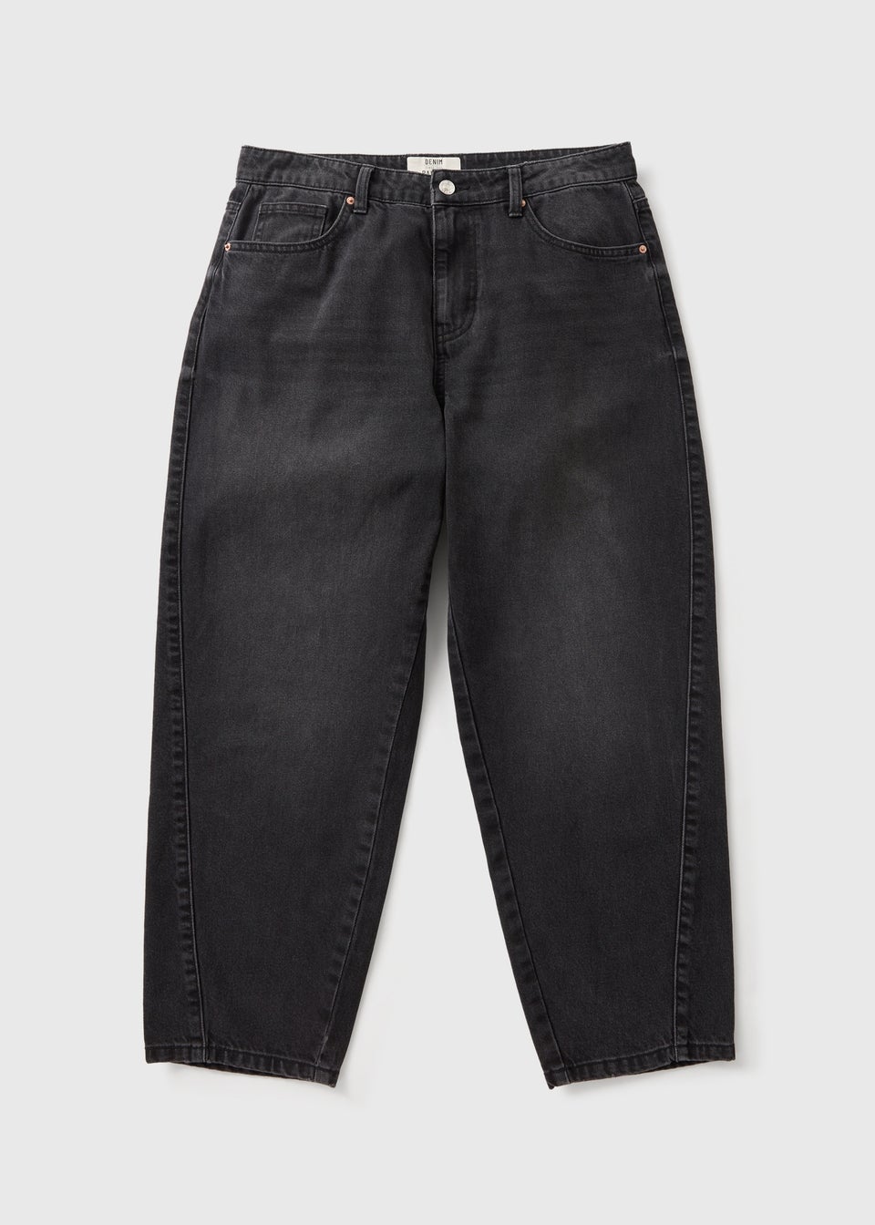Black Barrell Leg Jeans