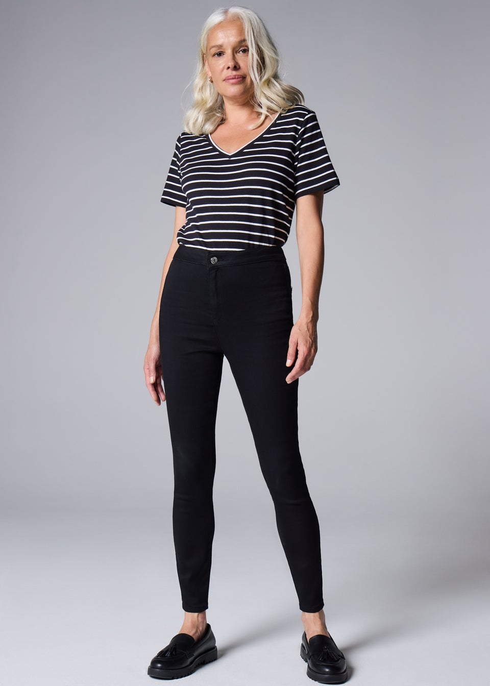 Black Jessie High Waist Jeggings