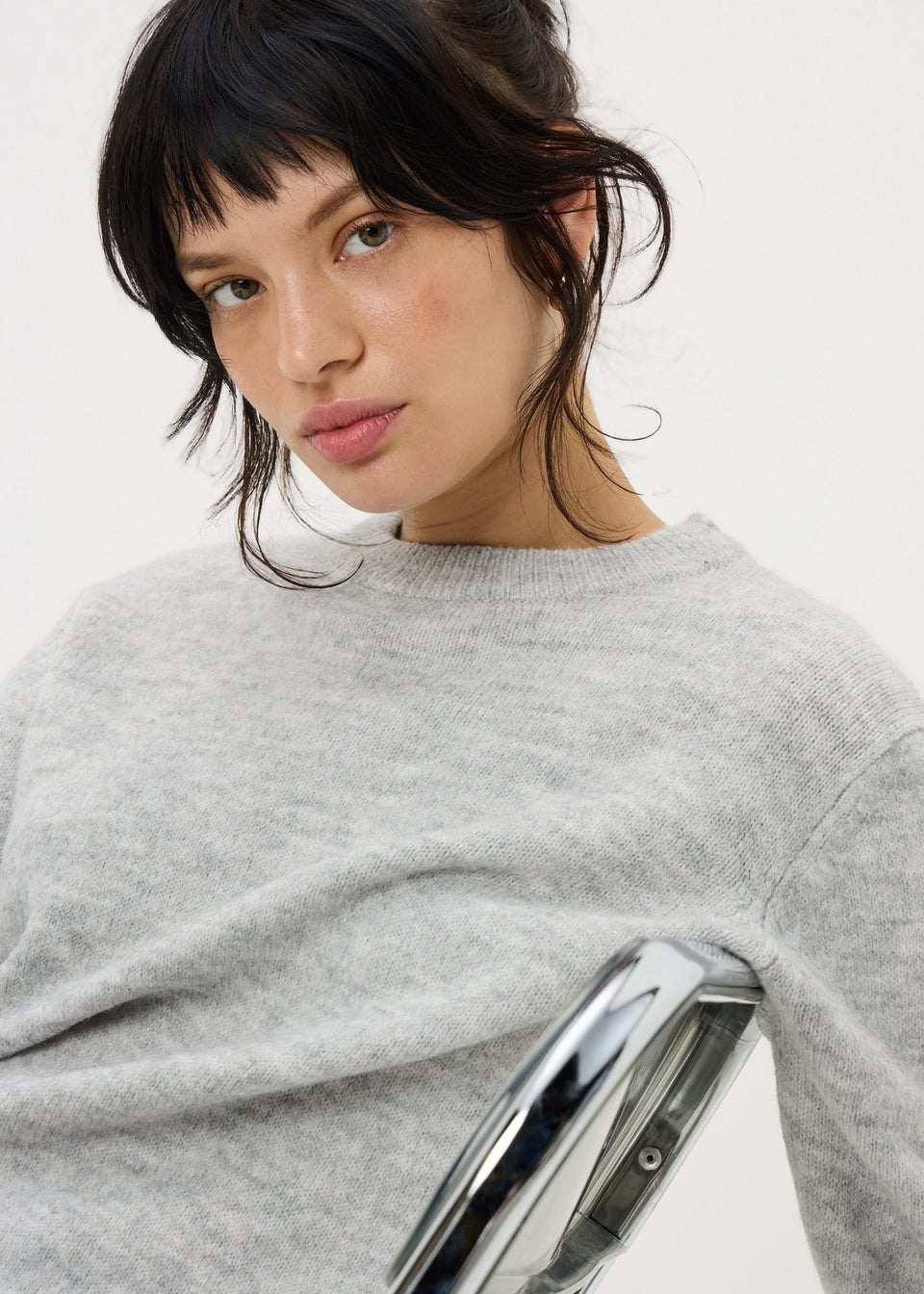 Grey Knit Jumper
