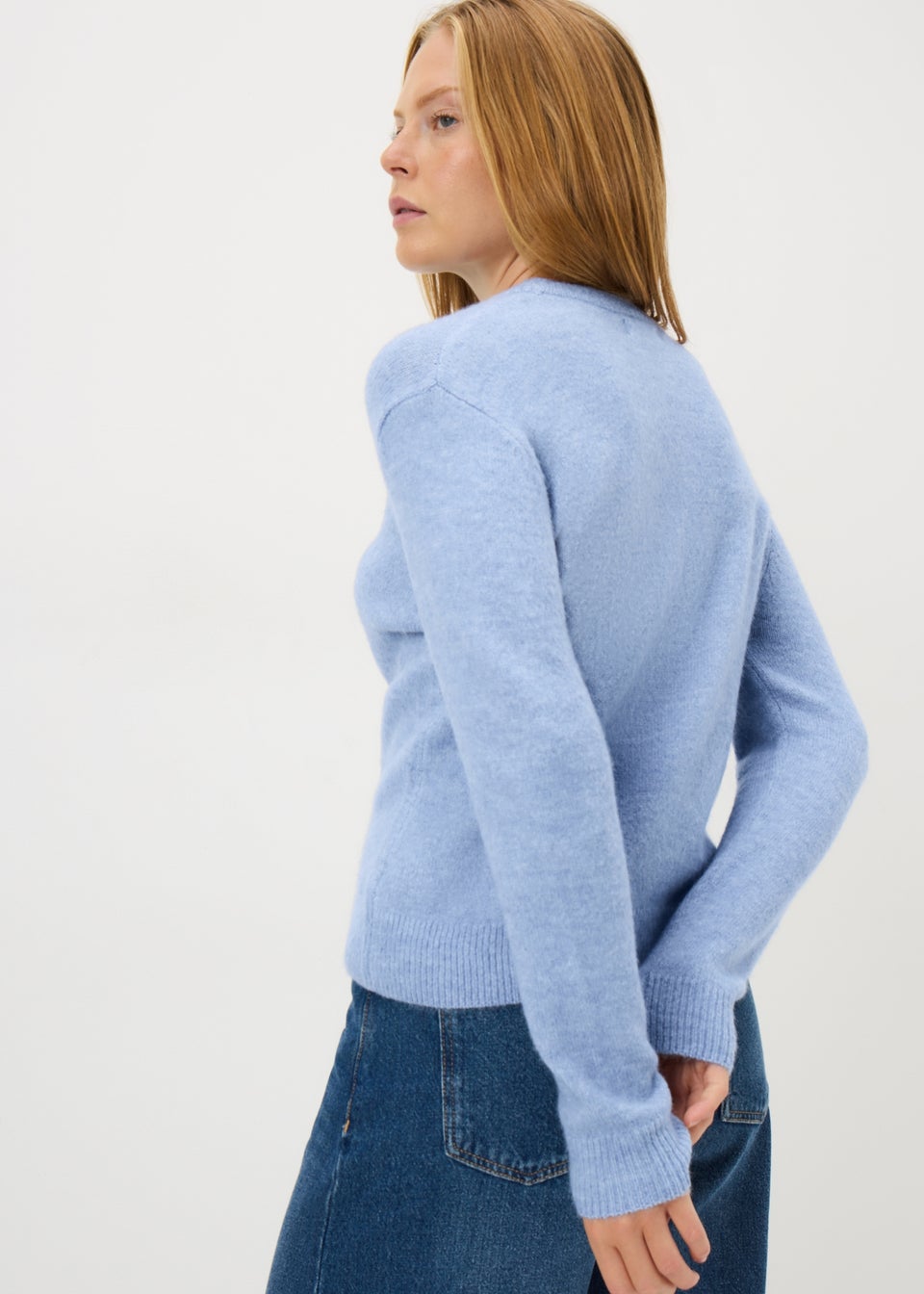 Blue Knit Jumper