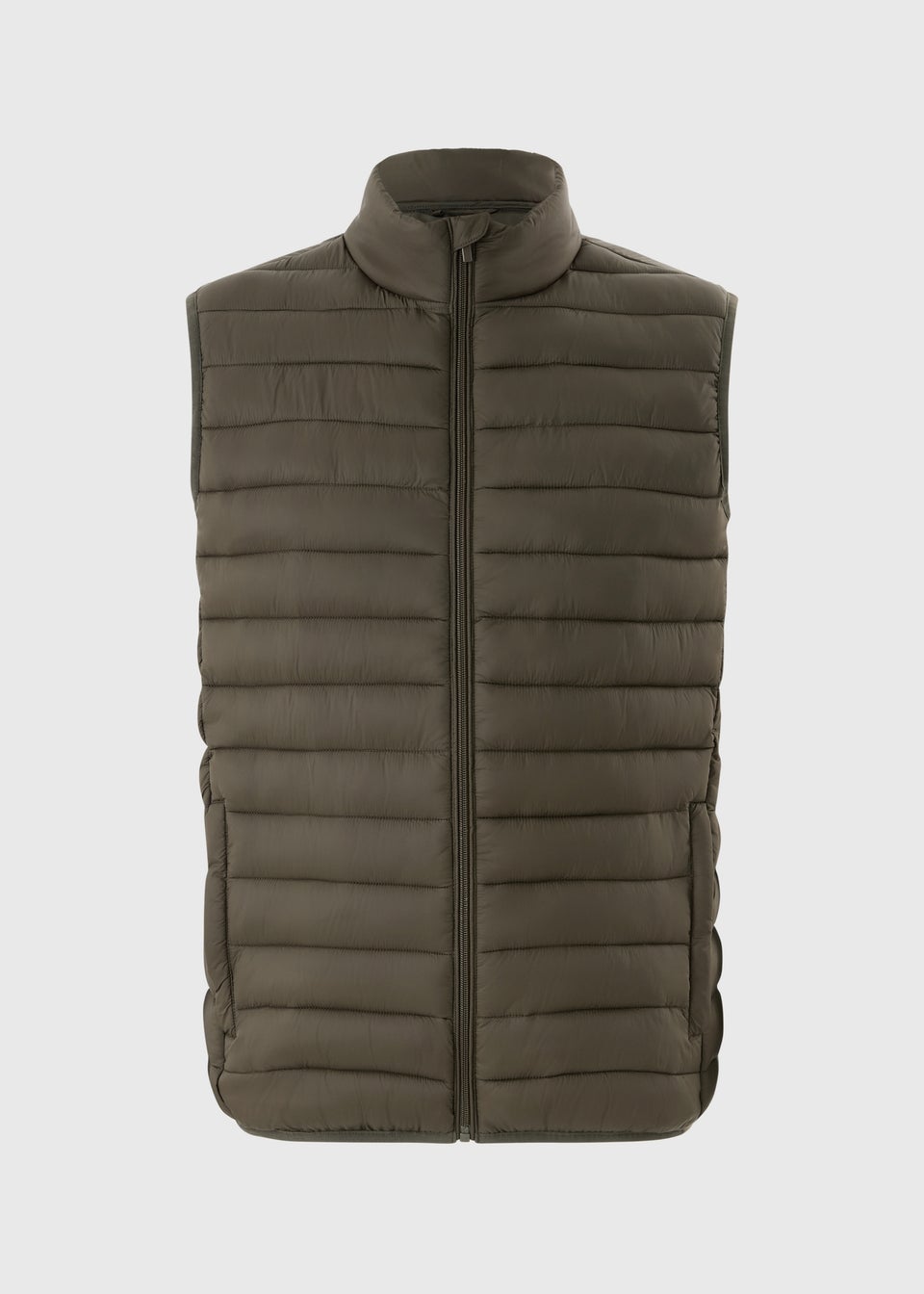 Khaki Puffer Gilet