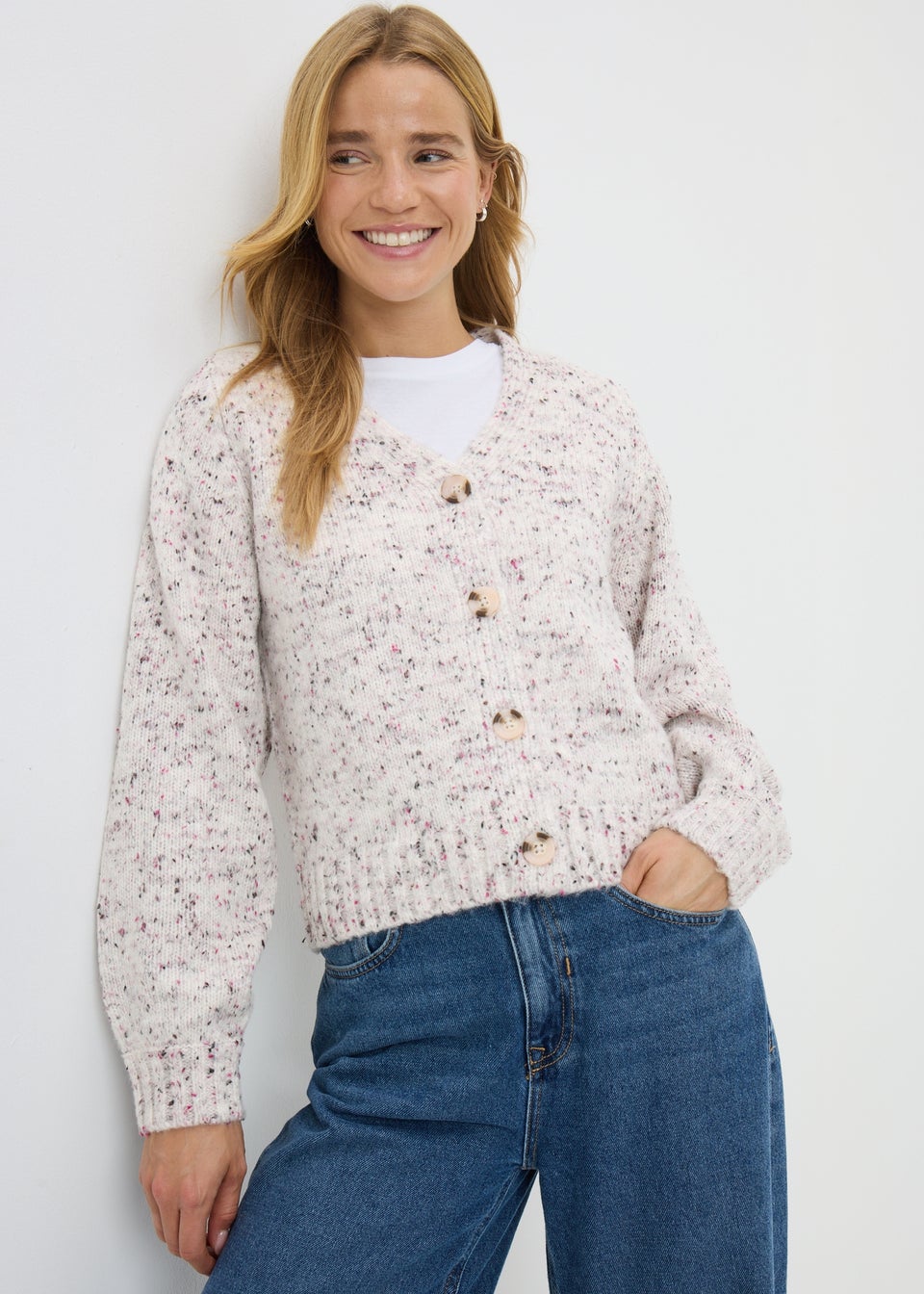 Pink Nep Cardigan