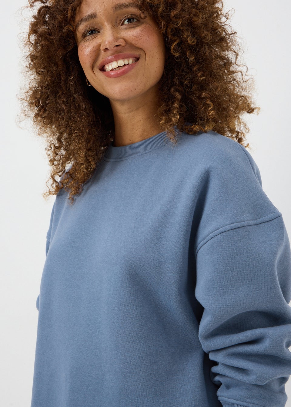 Blue Longline Sweatshirt