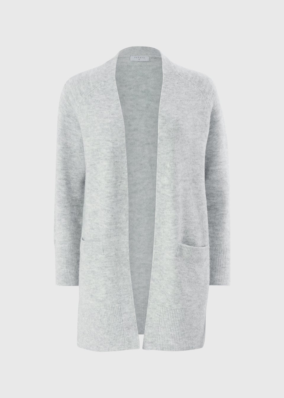 Grey Marl Longline Cardigan