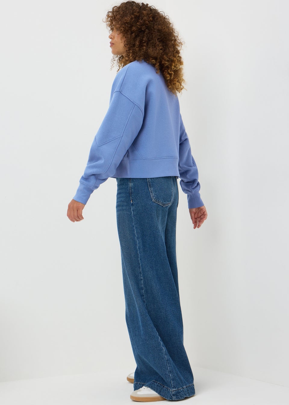 Blue Paris Boucle Sweatshirt