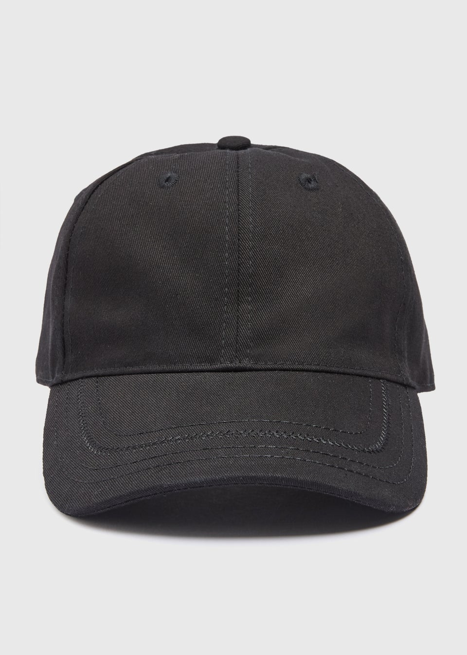 Black Plain Cap
