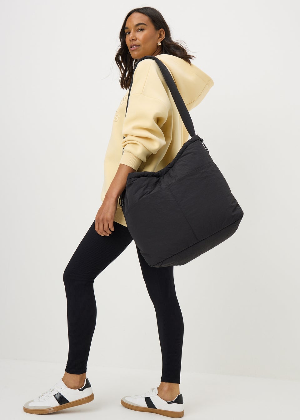 Souluxe Black Sports Tote Bag
