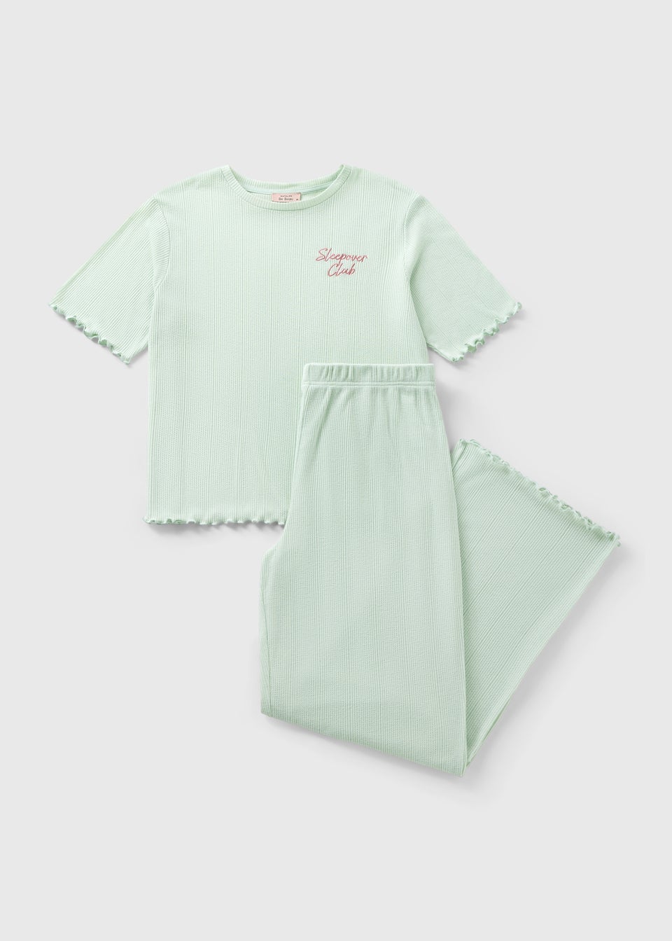 Green Wide Leg Pyjama Set