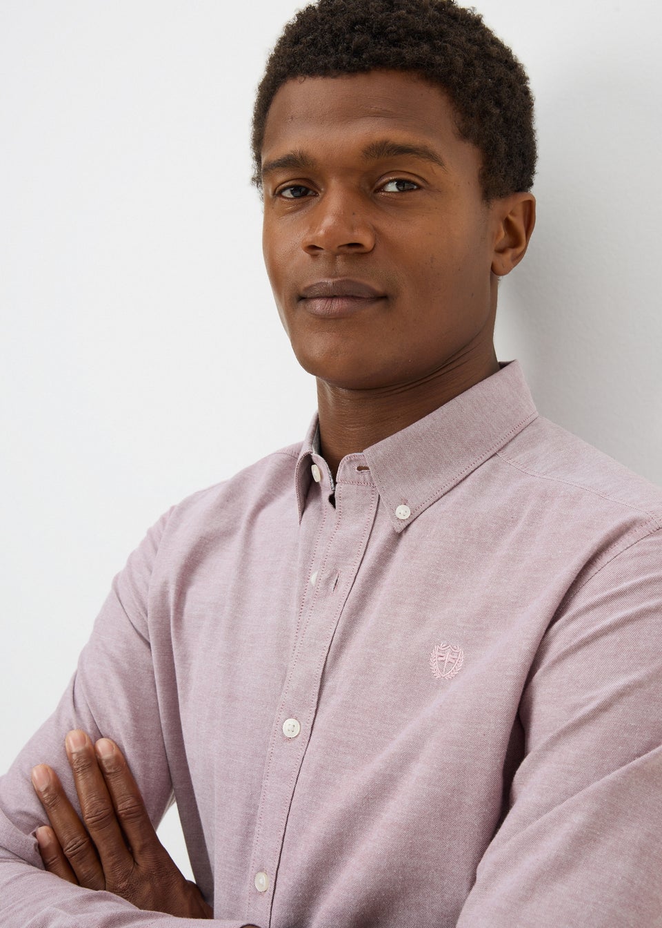 Pink Oxford Chambray Shirt