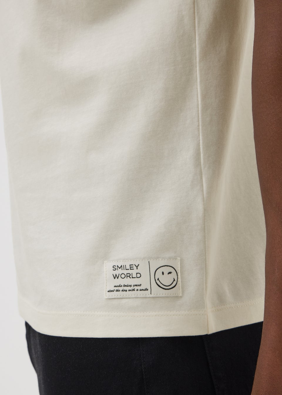 Smiley Ecru T-Shirt