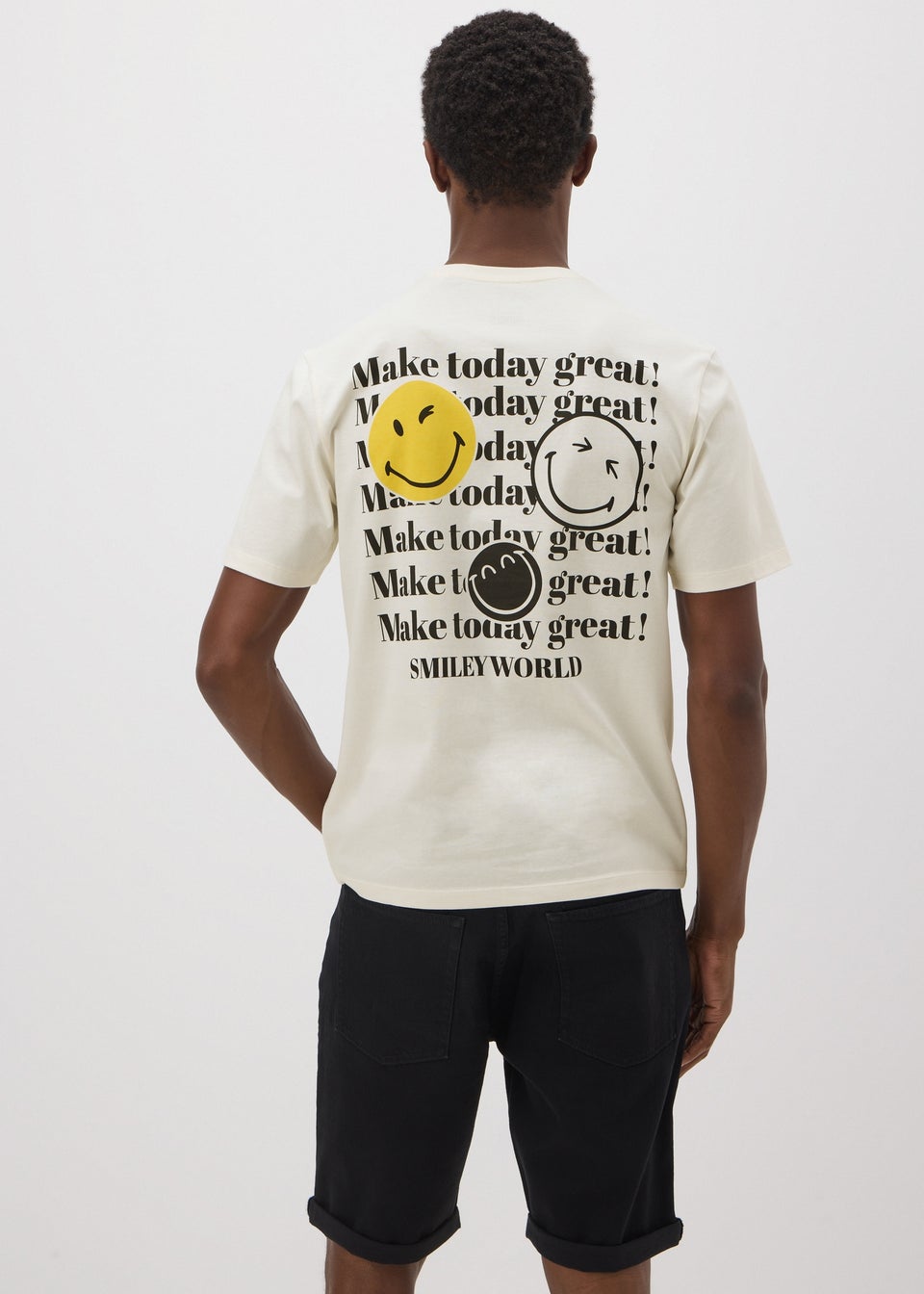 Smiley Ecru T-Shirt