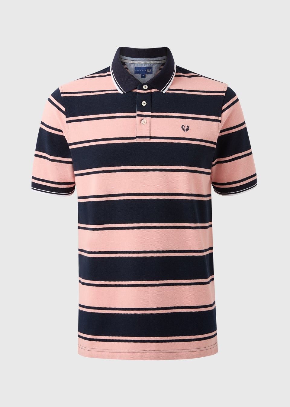 Lincoln Pink Stripe Polo Shirt